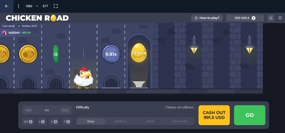Chicken Road gameplay